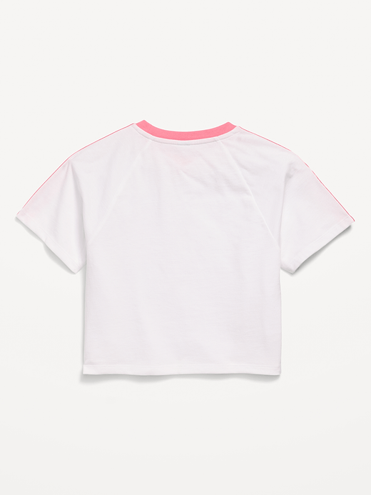 Old Navy Oversized Short-Sleeve Cropped T-Shirt for Girls — photo 3