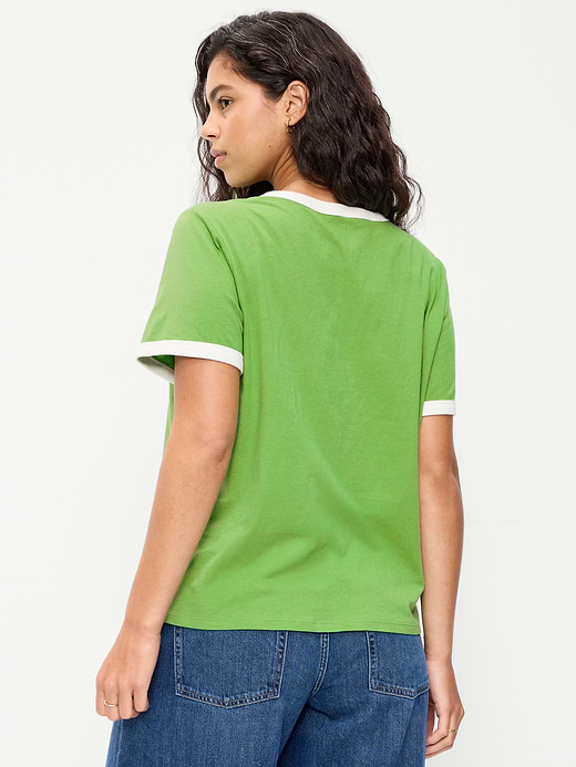 Old Navy EveryWear Crew-Neck Graphic Ringer T-Shirt — photo 7