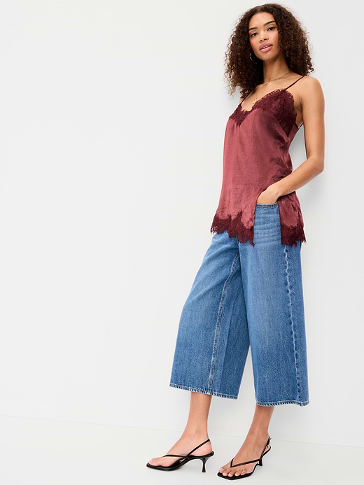 Old Navy Asymmetrical Lace-Trim Cami Top — photo 4