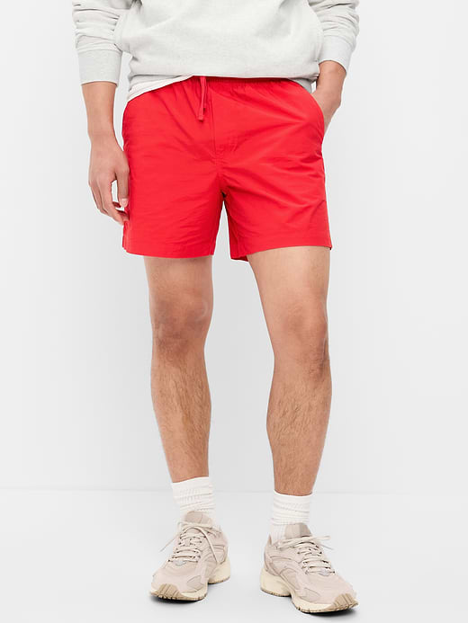 Old Navy Solid Jogger Shorts -- 5-inch inseam — photo 3