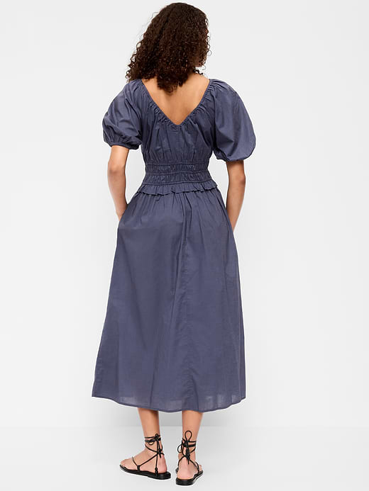 Old Navy Fit & Flare Prairie Midi Dress — photo 3