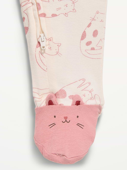 Old Navy Unisex 2-Way-Zip Sleep & Play Footed One-Piece for Baby — photo 3