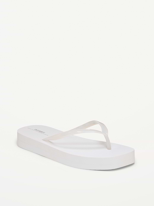 Old Navy Platform Flip-Flop Sandals for Girls (Partially Plant-Based)