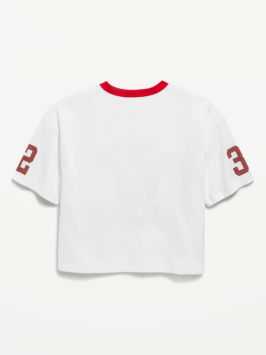 Old Navy Oversized Mesh Graphic Football T-Shirt for Boys — photo 3