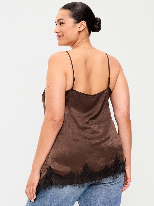 Old Navy Asymmetrical Lace-Trim Cami Top — photo 9