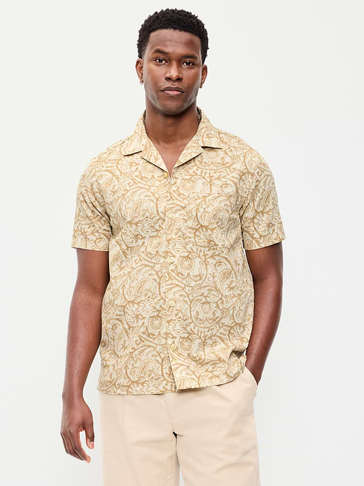 Old Navy Short-Sleeve Floral Camp Shirt