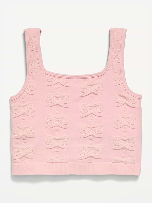 Old Navy Seamless Longline Bow Bra for Girls — photo 4