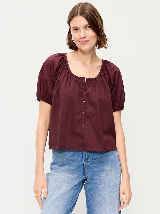 Old Navy Airy Button-Down Top — photo 1