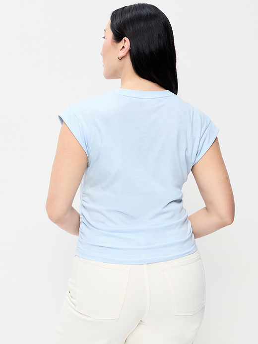 Old Navy Cap-Sleeve Cinch-Waist Top — photo 7