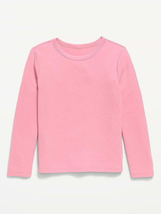 Old Navy Softest Long-Sleeve Ribbed T-Shirt for Girls — photo 1