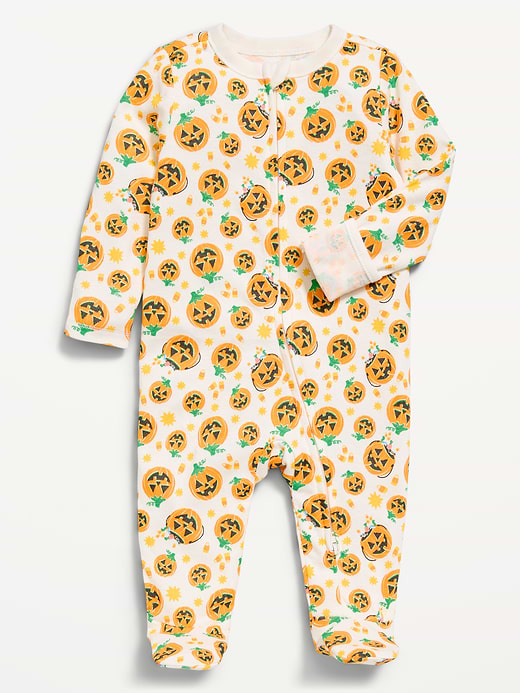 Old Navy Unisex 2-Way-Zip Sleep & Play Footed One-Piece for Baby — photo 1