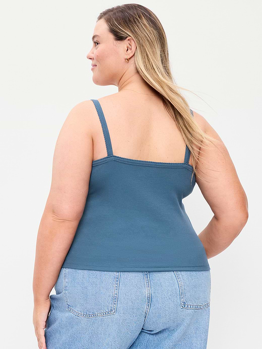 Old Navy Button-Front Cami Tank Top — photo 9