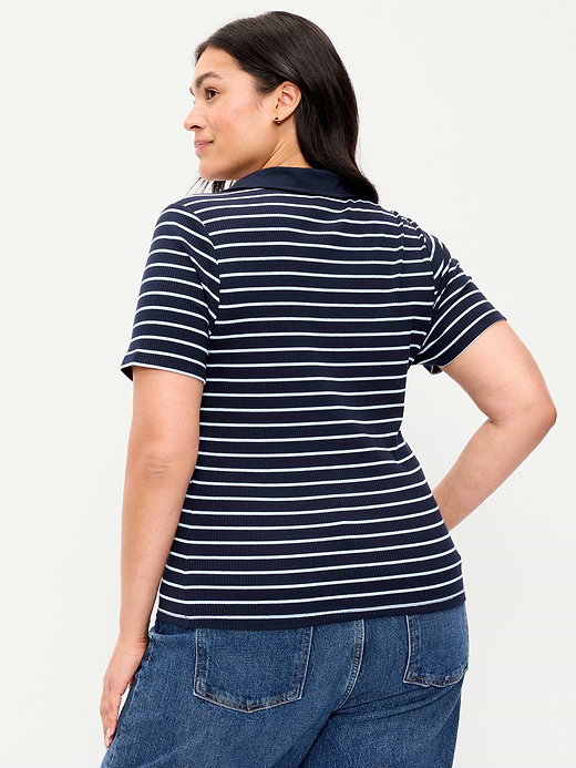 Old Navy Keyhole Polo Top — photo 9