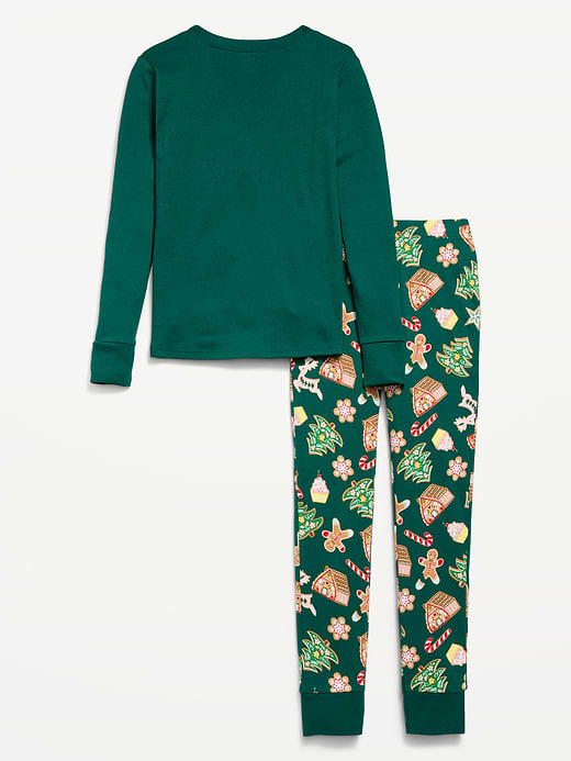 Old Navy Gender-Neutral Snug-Fit Graphic Pajama Set for Kids — photo 3