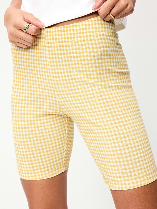 Old Navy High-Waisted Cotton Biker Shorts -- 8-inch inseam — photo 5