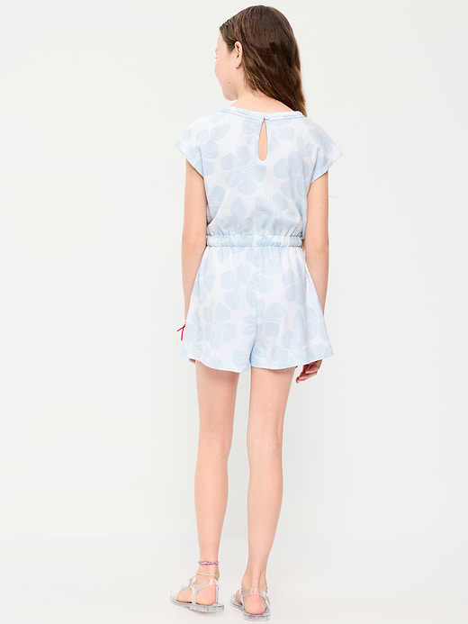 Old Navy Short-Sleeve French Terry Utility Romper for Girls — photo 3