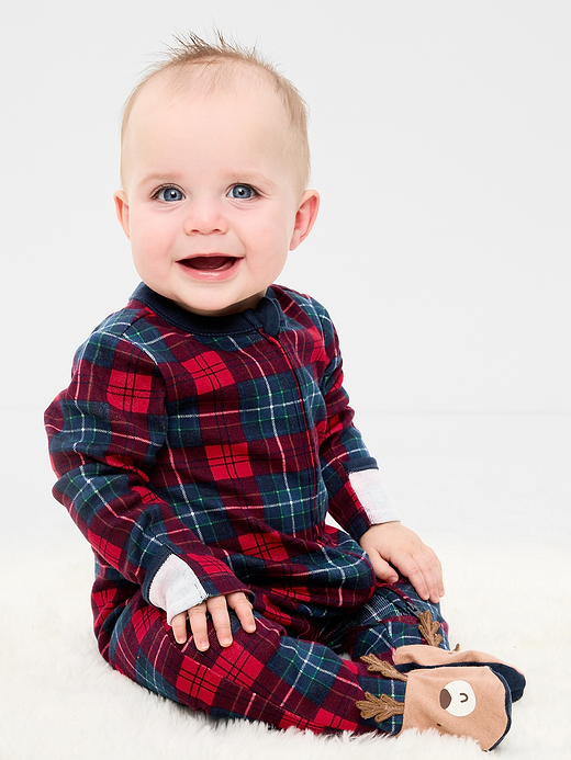 Old Navy 2-Way-Zip Sleep & Play Footed One-Piece for Baby — photo 1