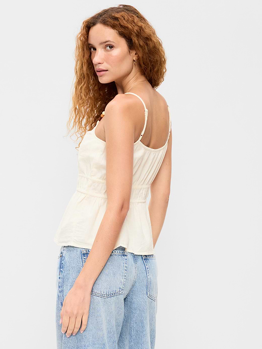 Old Navy Fitted Smocked Tank Top — photo 3