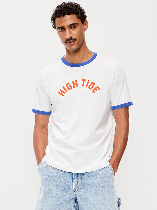 Old Navy Graphic Ringer T-Shirt