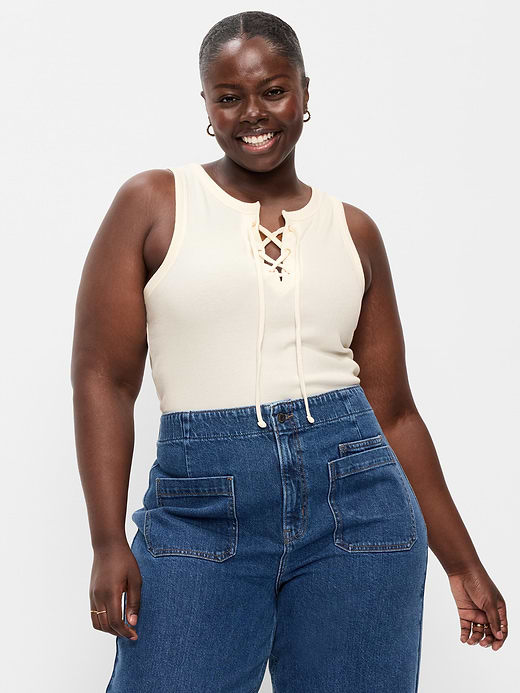 Old Navy Lace-Up Tank Top — photo 9