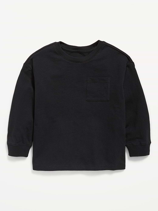 Old Navy Oversized Long-Sleeve Striped T-Shirt for Toddler Boys — photo 1