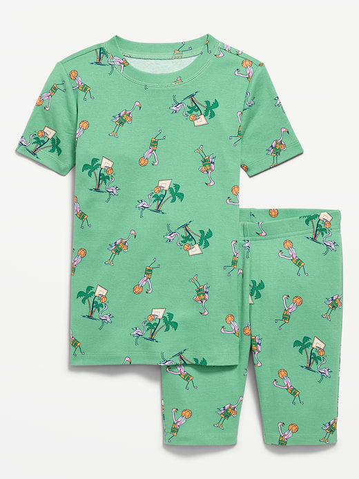 Old Navy Gender-Neutral Snug-Fit Graphic Pajama Set for Kids — photo 1