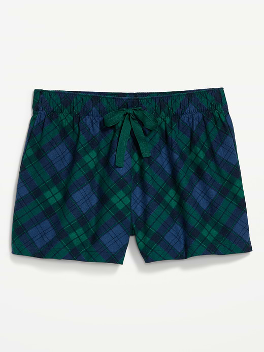 Old Navy Flannel Boxer Pajama Shorts for Women — photo 5