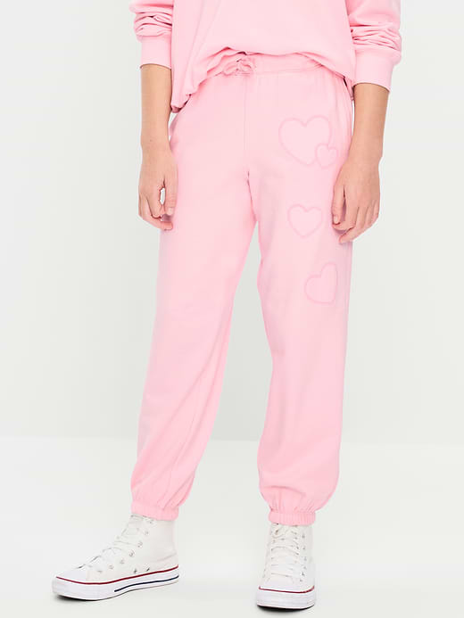Old Navy Favorite Fleece High-Waisted Jogger Sweatpants for Girls — photo 1