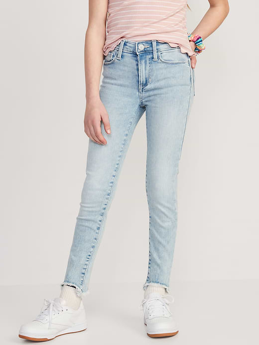 Old Navy High-Waisted Embroidered Rockstar 360° Stretch Jeggings for Girls — photo 1