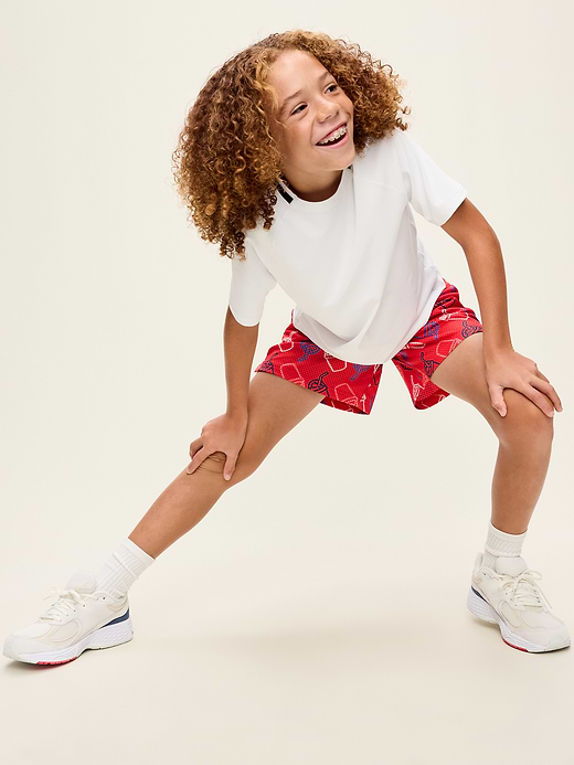 Old Navy Printed Knee Length Mesh Shorts for Boys — photo 4
