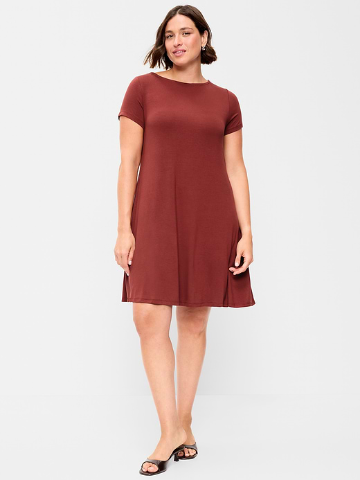 Old Navy Short-Sleeve Mini Swing Dress — photo 7