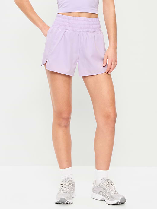 Old Navy Extra High-Waisted Crinkle Run Shorts -- 3-inch inseam — photo 1