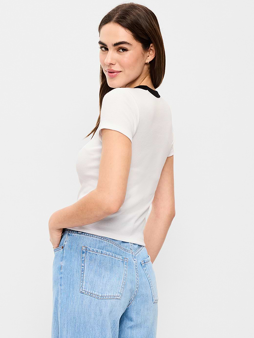 Old Navy Snug Crop T-Shirt — photo 3