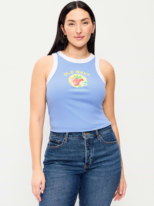 Old Navy Crop Ribbed Tank Top — photo 7
