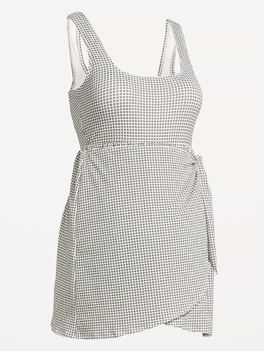Old Navy Maternity Classic Wrap Swim Dress — photo 1