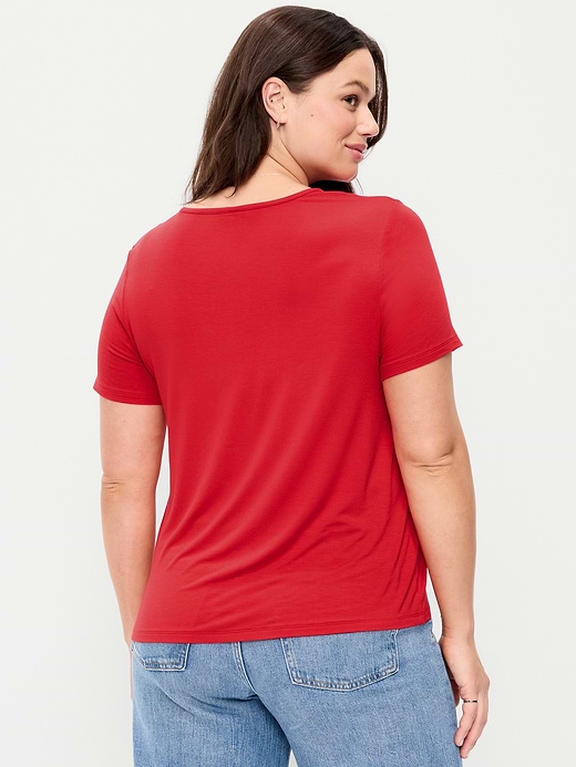Old Navy Luxe Slub-Knit T-Shirt — photo 7