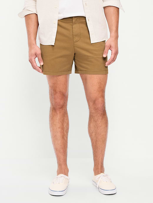 Old Navy Slim Built-In Flex Rotation Chino Shorts -- 5-inch inseam — photo 3