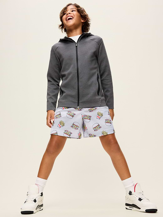 Old Navy Printed Knee Length Mesh Shorts for Boys — photo 4