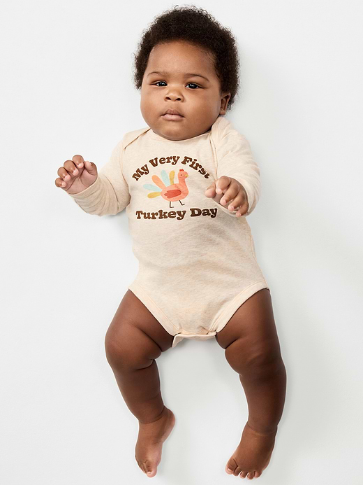 Old Navy Long-Sleeve Graphic Bodysuit for Baby — photo 1