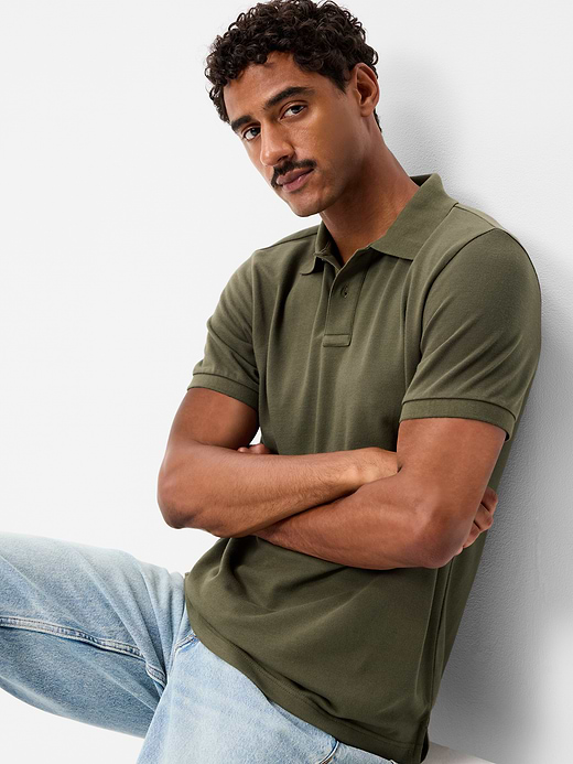 Old Navy Pique Polo for Men — photo 4