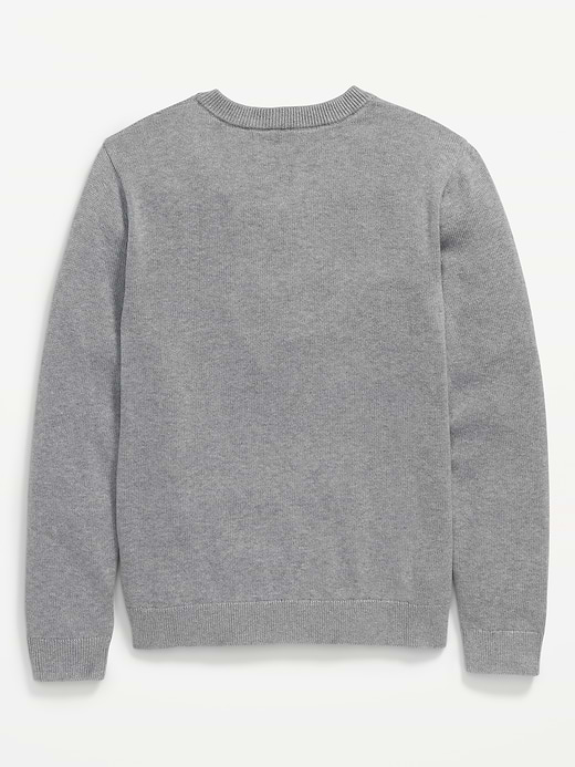 Old Navy School Uniform Solid V-Neck Sweater for Boys — photo 4