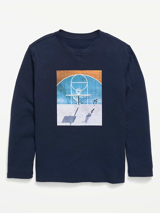 Old Navy Long-Sleeve Graphic T-Shirt for Boys — photo 1