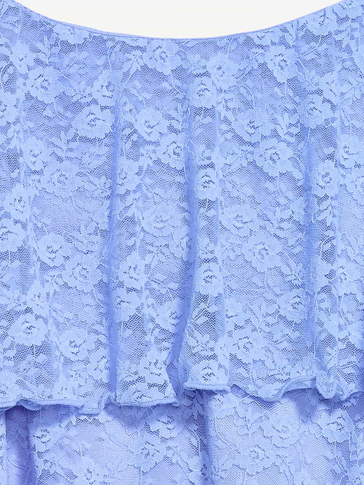 Old Navy Sleeveless Tiered Lace Ruffle Top — photo 5
