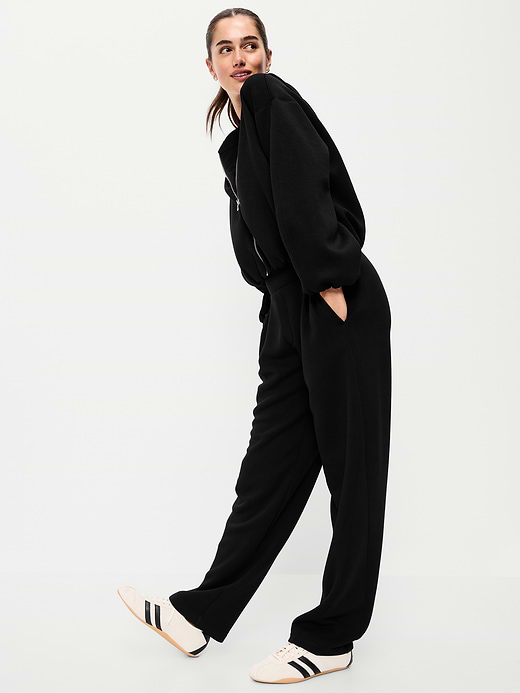 Old Navy Bounce Fleece Bubble-Hem Hoodie Sweatshirt — photo 4