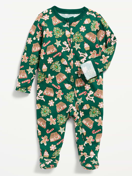Old Navy 2-Way-Zip Sleep & Play Footed One-Piece for Baby — photo 3