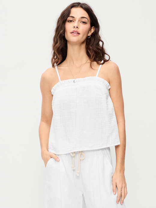 Old Navy Crinkle Gauze Tank Top — photo 1