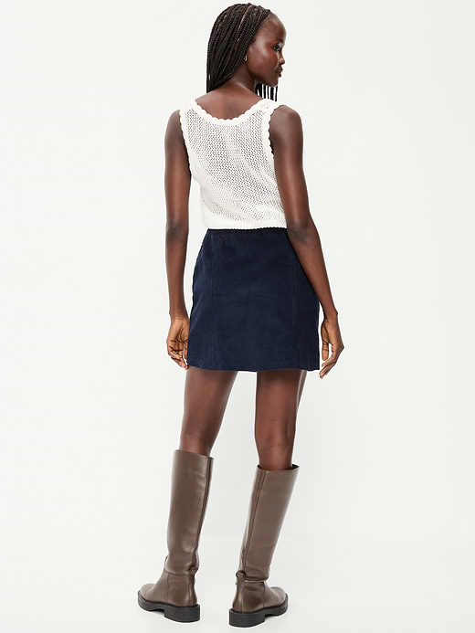 Old Navy Faux-Suede Mini Skirt — photo 4