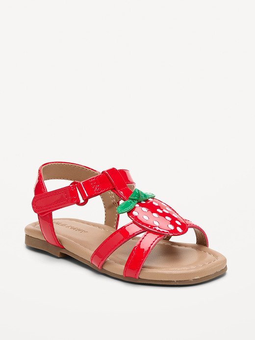 Old Navy Strawberry Patent Sandals for Toddler Girls — photo 1