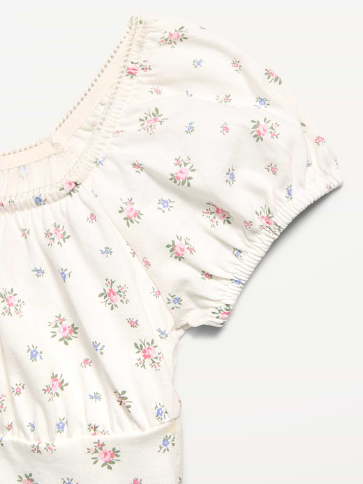 Old Navy Printed Fit and Flare Dress for Girls — photo 4