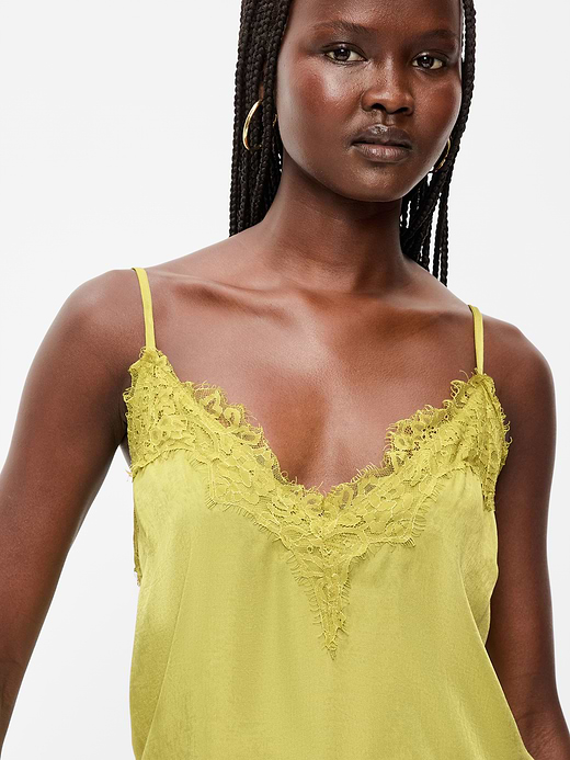 Old Navy Asymmetrical Lace-Trim Cami Top — photo 5